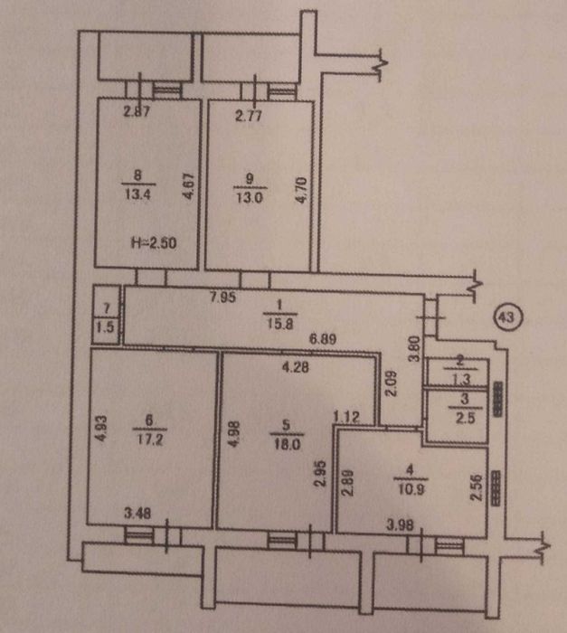 Квартира на вул. Бочарова, 73 в Одеса, ID 202985, фото №1