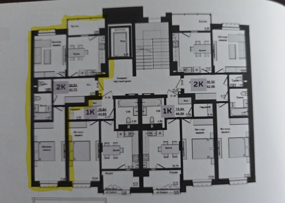 Квартира на ЖК "Аметист" в Чернівці, ID 230266, фото №4