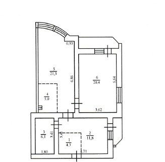 Квартира на вул. Тростянецька, 49 в Києві, ID 253577, фото №7