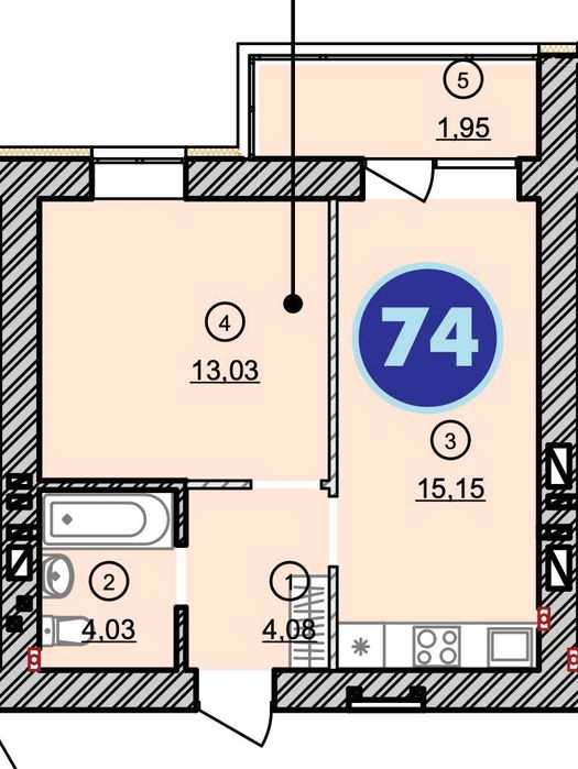 Квартира на ЖК Атмосфери в Київ, ID 323731, фото №5