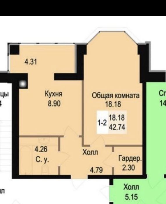 Квартира на вул. Софіївська Сфера в Києві, ID 258523, фото №18
