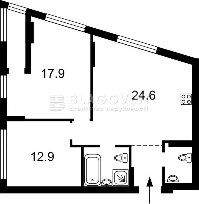 Квартира на вул. Берковецька, 4д в Київ, ID 187137, фото №5