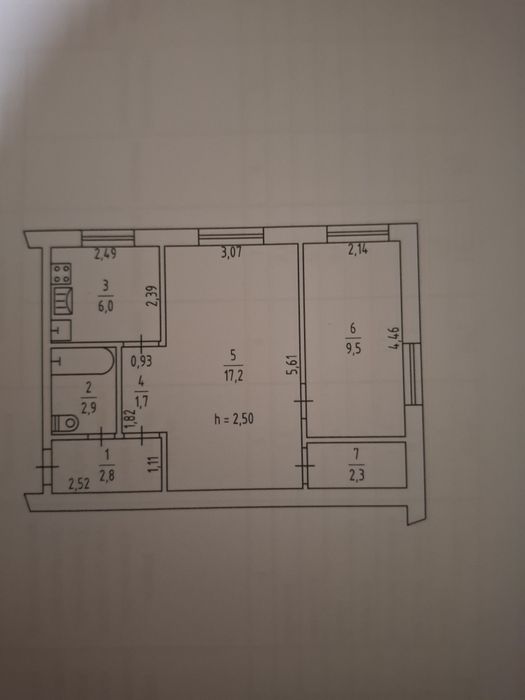 Квартира на вул. Дніпровська, 109/1 в Павлограді, ID 292987, фото №1