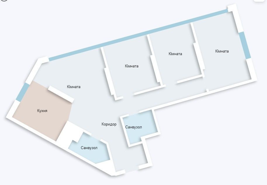 Квартира на бул. Миколи Міхновського, 2 в Києві, ID 296683, фото №4