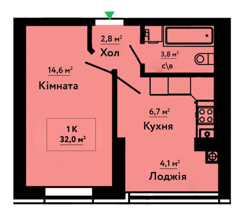 Квартира на ЖК Львівський Затишок в Києві, ID 270160, фото №2