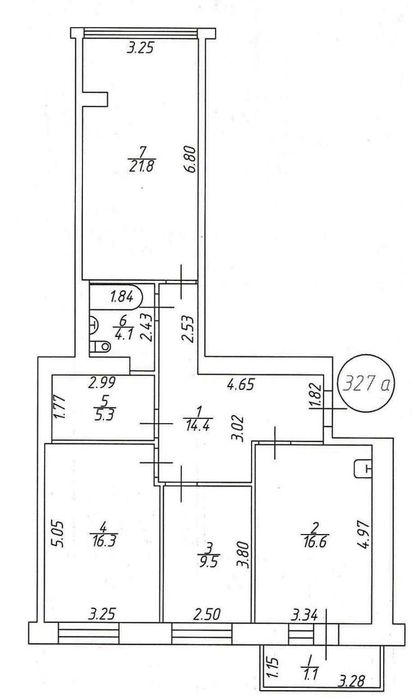 Квартира на вул. Жабинського, 2-В в Чернігові, ID 224095, фото №3
