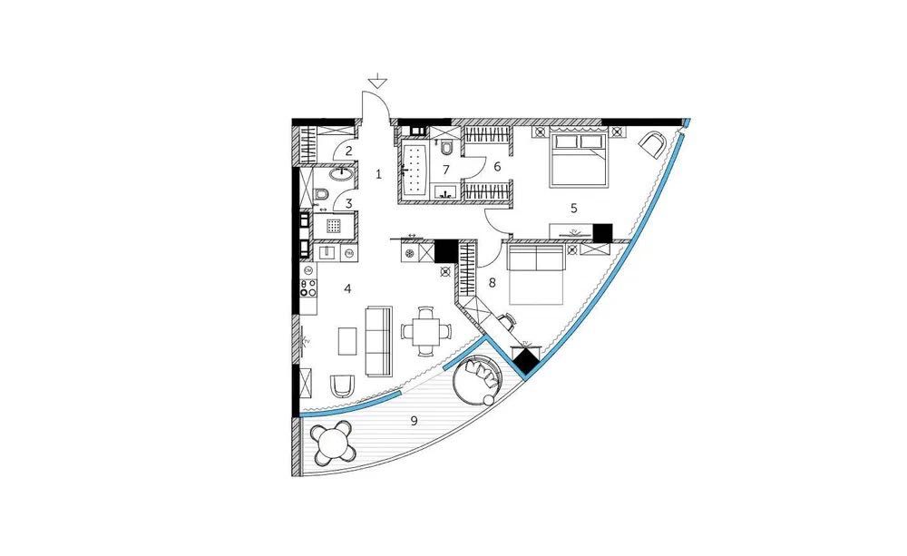 Квартира на ЖК Taryan Towers в Києві, ID 203234, фото №13