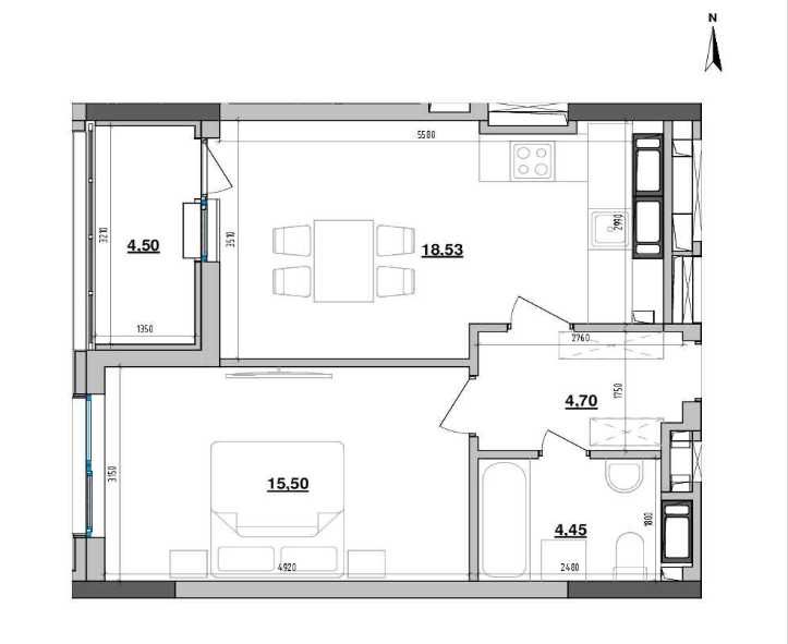 Квартира на Maxima Residence в Києві, ID 206280, фото №13