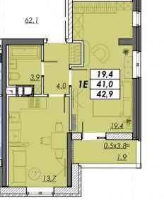 Квартира на рядом с Селекционным институтом в Одесі, ID 167563, фото №6