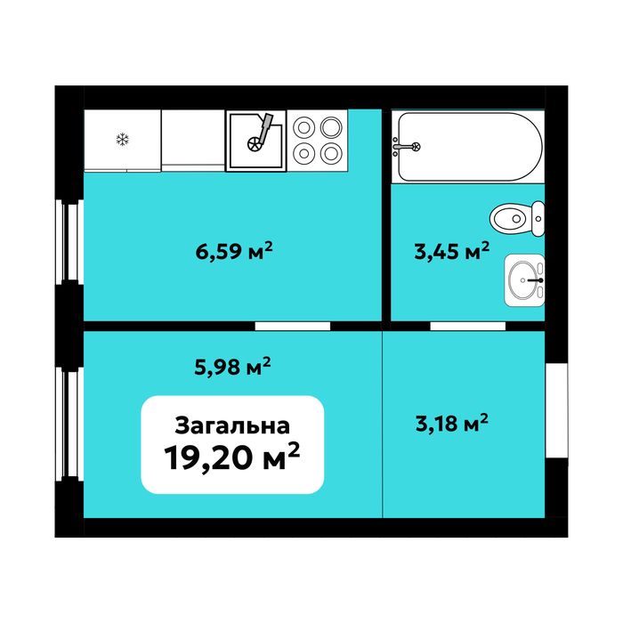 Квартира на Софіївська Борщагівка в Київ, ID 355966, фото №5