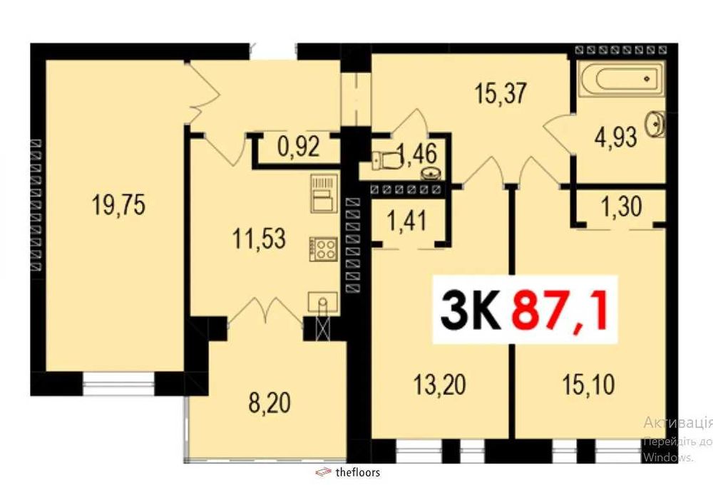 Квартира на ЖК "Квартал Краківський" в Івано-Франківську, ID 310800, фото №2