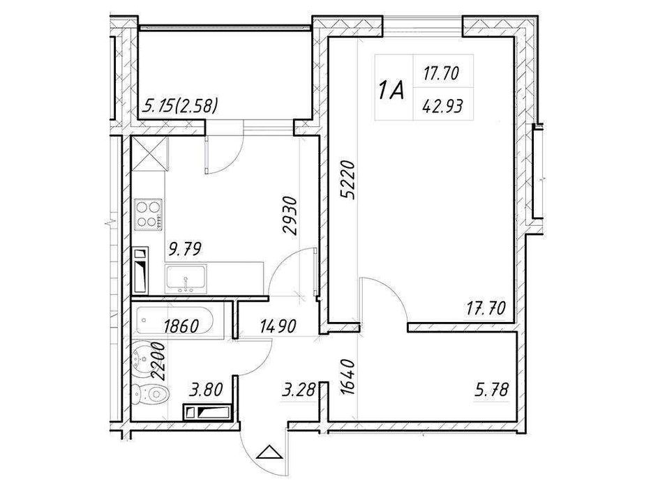 Квартира на ЖК Деснянський в Києві, ID 318383, фото №4