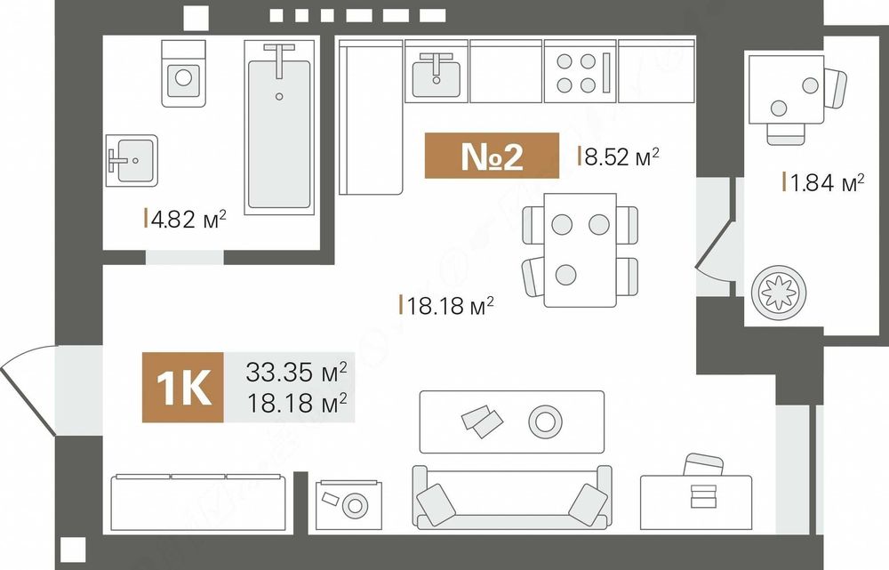 Квартира на вул. Санаторна, 20 в Києві, ID 236379, фото №2