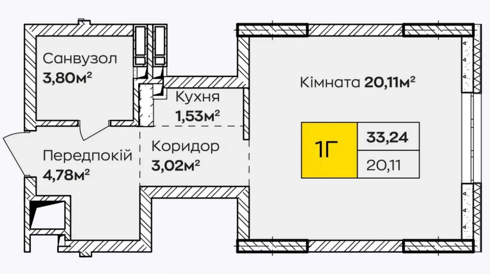 Квартира на вул. Івана Кочерги в Київ, ID 335464, фото №4