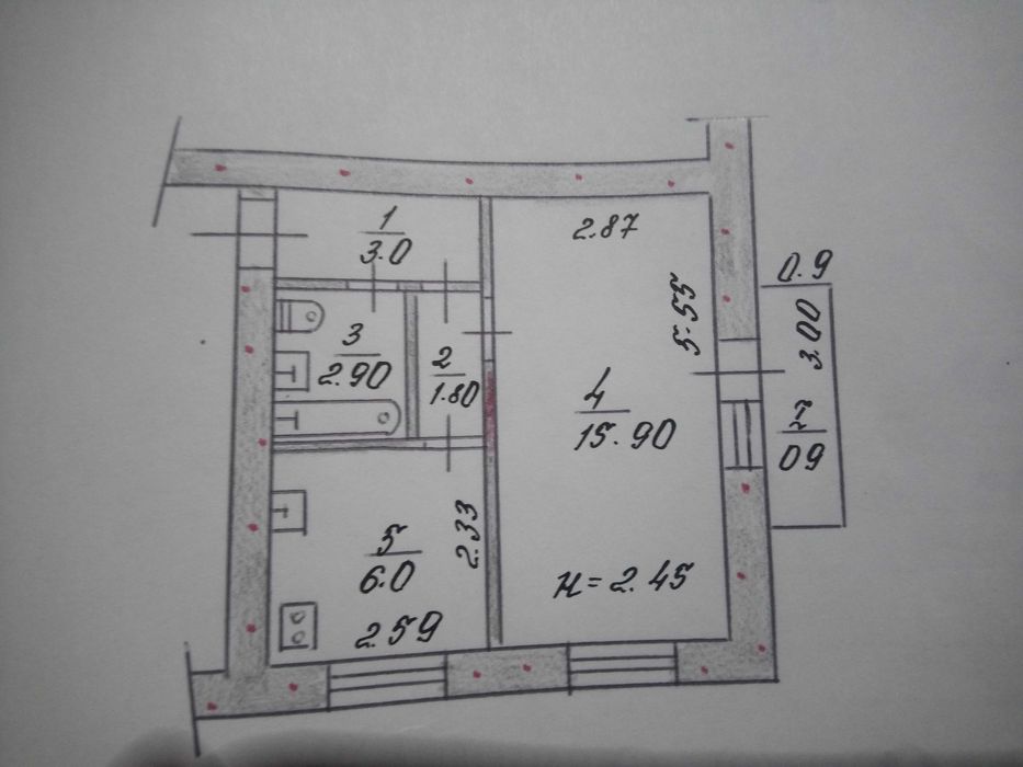 Квартира на вул. Соборності в Кривому Розі, ID 192406, фото №2