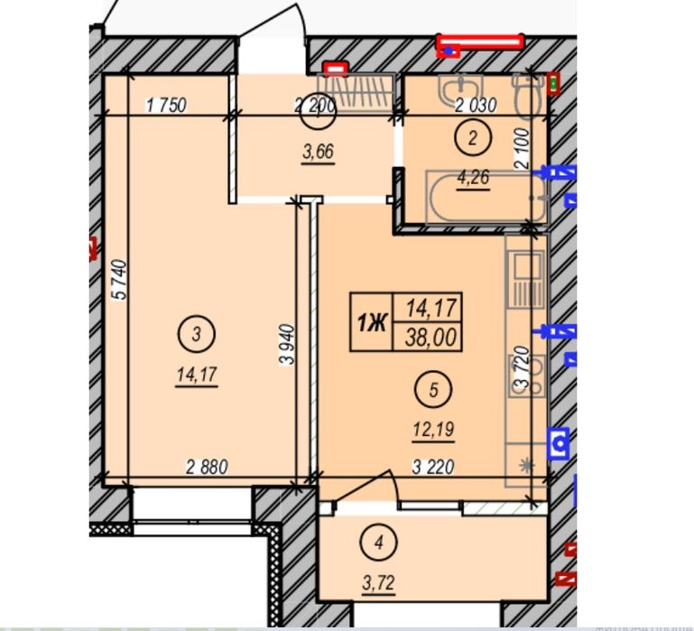 Квартира на ЖК Молодість в Київ, ID 240786, фото №4