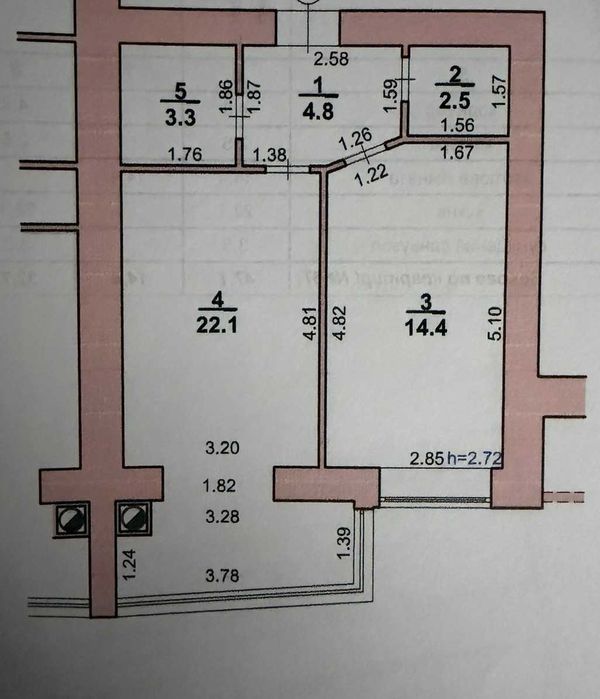 Квартира на мкр. Озерна, ТЦ «Агора» в Хмельницькому, ID 368629, фото №14