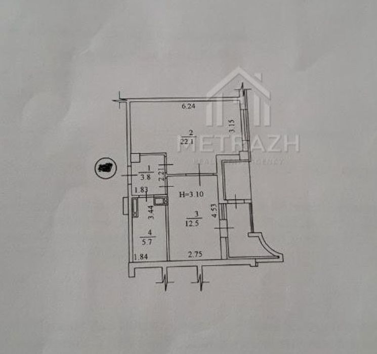 Квартира на вул. Європейська в Харкові, ID 176072, фото №12