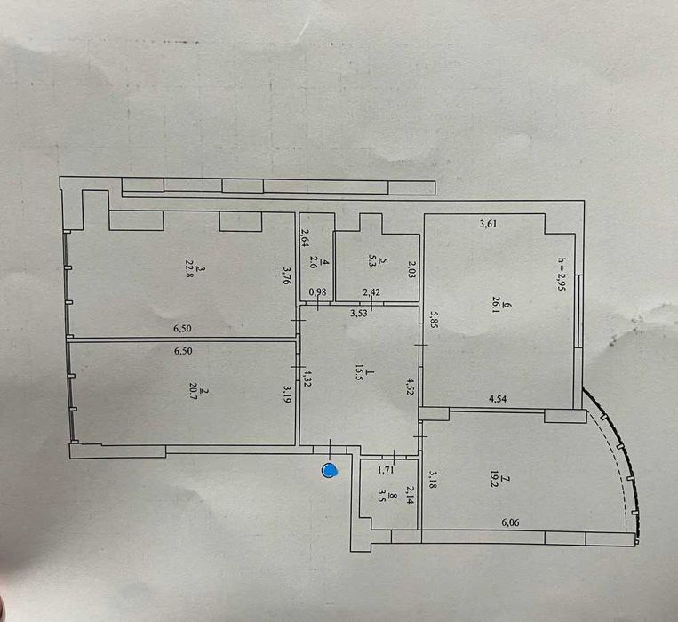 Квартира на вул. Мазепи, 140А в Івано-Франківську, ID 212167, фото №24