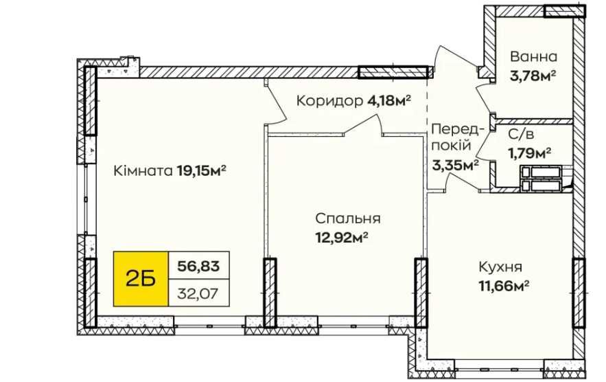 Квартира на р-н Позняки в Києві, ID 192820, фото №5