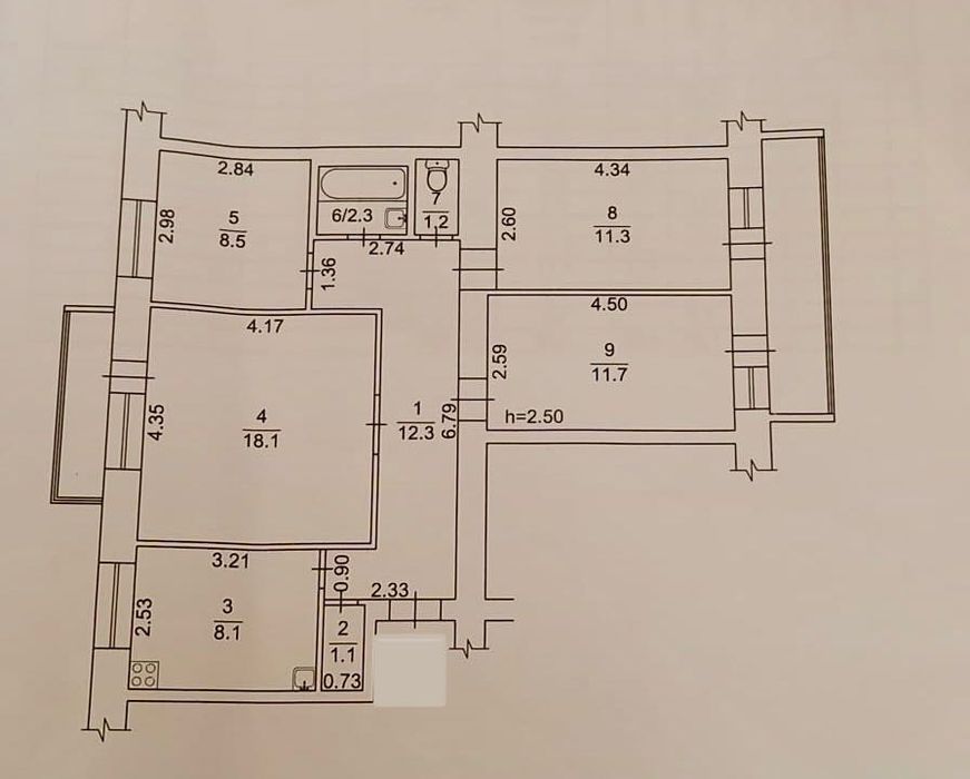 Квартира на вул. Олексіівська, 11 в Києві, ID 197681, фото №18