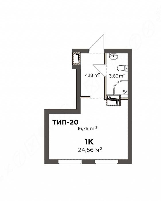 Квартира на вул. Санаторна, 20 в Києві, ID 220592, фото №4