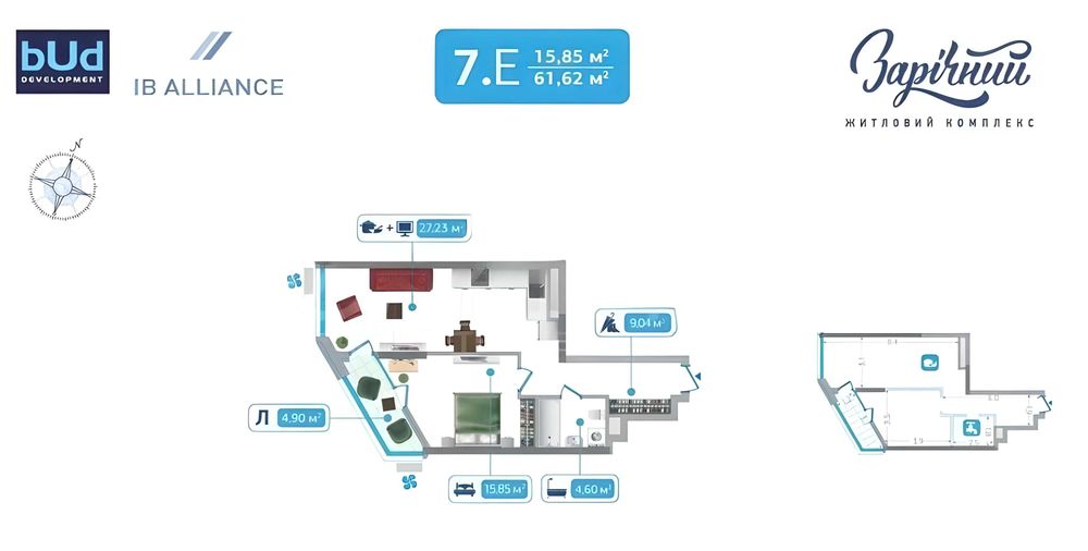 Квартира на вул. Невідомо, 7 в Києві, ID 186582, фото №6