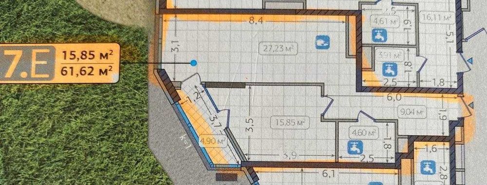 Квартира на вул. Невідомо, 7 в Києві, ID 186582, фото №7