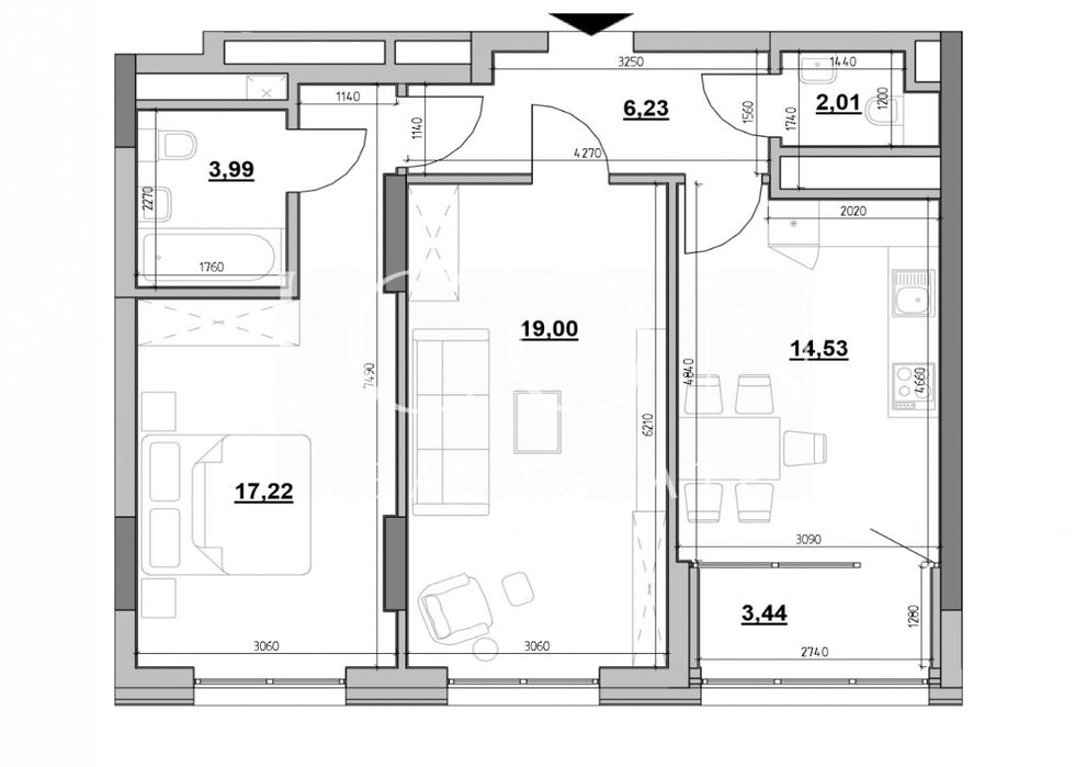 Квартира на ЖК Nordicа Residence в Києві, ID 192926, фото №1