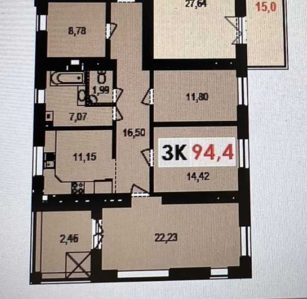 Квартира на ЖК Краківський в Івано-Франківську, ID 322502, фото №10