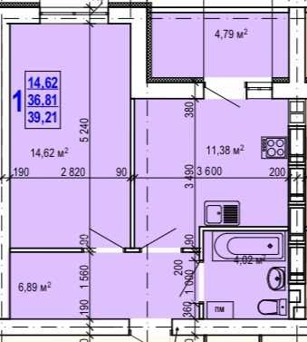 Квартира на ЖК Валентиновская в Харкові, ID 368497, фото №2