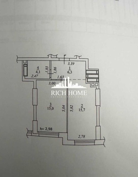 Квартира на вул. Дегтярівська 17 в Києві, ID 187869, фото №14