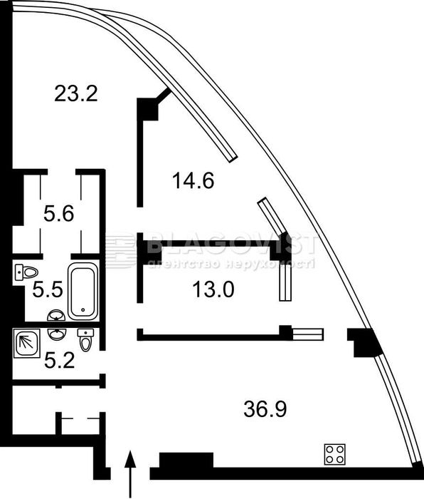 Квартира на Taryan Towers в Києві, ID 167346, фото №6