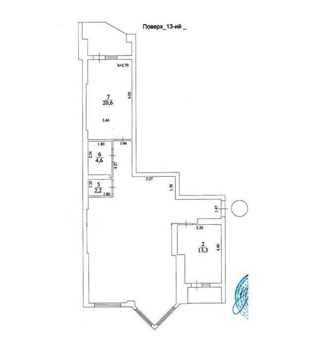 Квартира на вул. Саперно-Слобідська, 22 в Київ, ID 192825, фото №3
