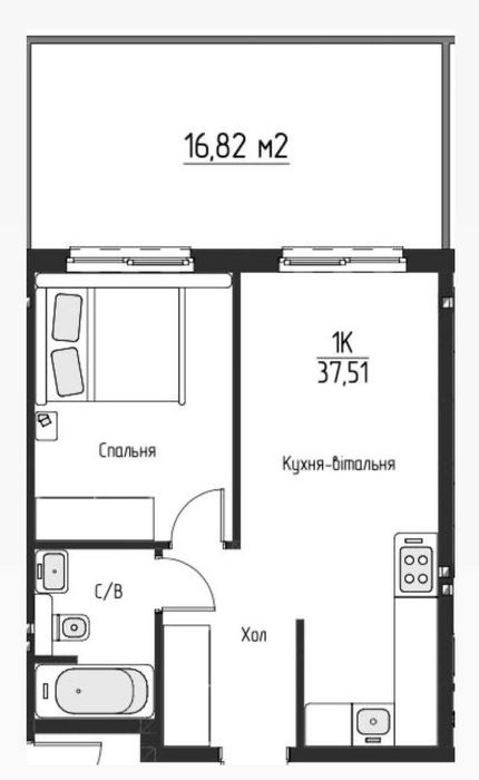 Квартира — с. Білогородка в Києві, ID 406686, фото №3