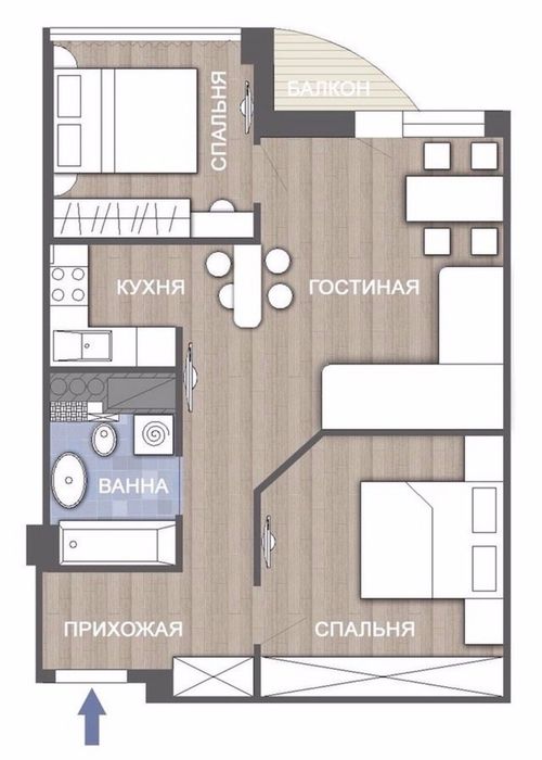 Квартира на вул. Аркадийское плато, 5а корпус 2 в Одесі, ID 408232, фото №15