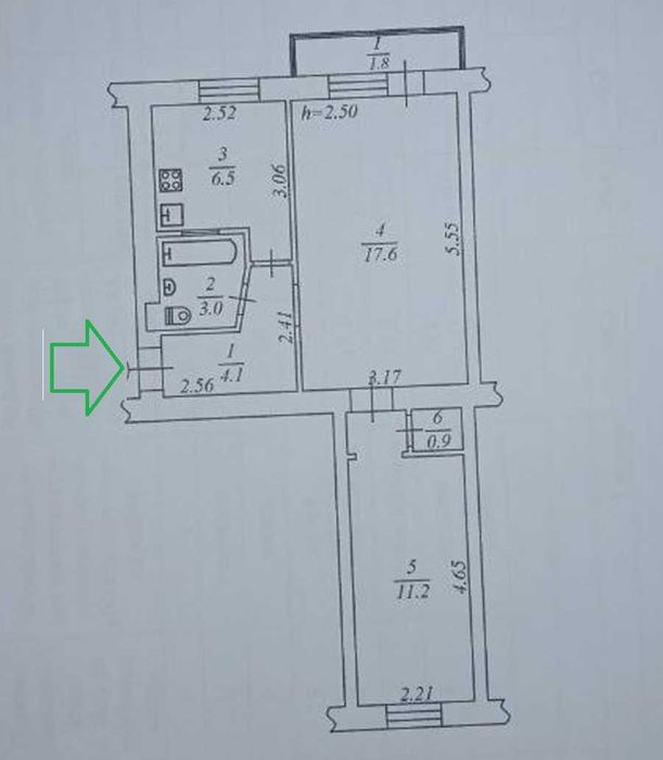 Квартира на Харківське шосе, 12 в Київ, ID 324295, фото №2