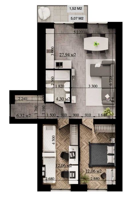 Квартира на ЖК Family Park Apartments в Києві, ID 300562, фото №3