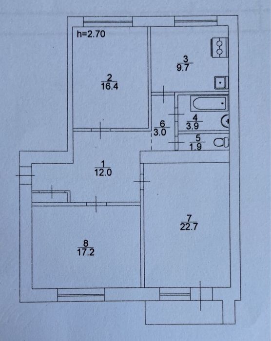 Квартира на бул. Лесі Українки, 24 в Києві, ID 173546, фото №1