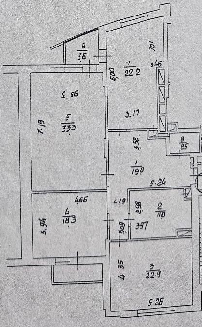 Квартира на вул. Лесі Українки, 7Б в Києві, ID 191659, фото №18