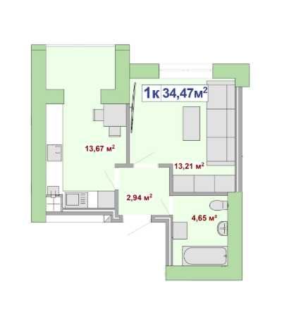 Квартира на парк Шевченка в Івано-Франківську, ID 266191, фото №6