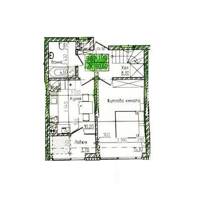 Квартира на вул. Сторожинецька в Чернівці, ID 219468, фото №3