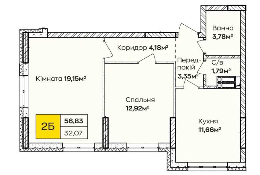 Квартира на масив Позняки в Києві, ID 186677, фото №5