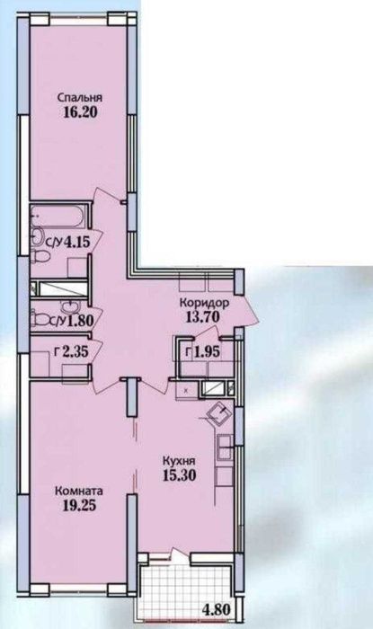 Квартира на вул. Героїв Крут в Одесі, ID 371249, фото №6