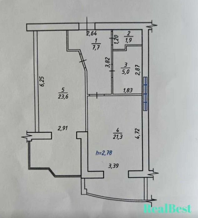 Квартира на ЖК «Набережний квартал» в Рівному, ID 171053, фото №7