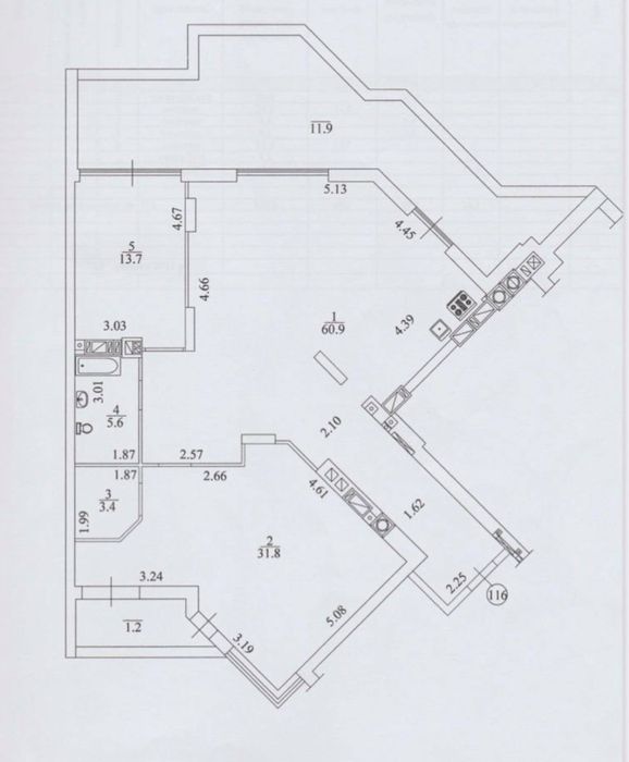 Квартира на ЖК «На Прорізній» в Києві, ID 307863, фото №24