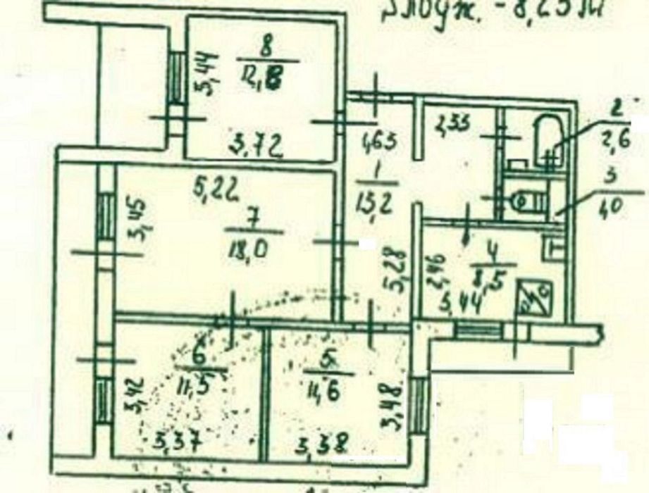 Квартира на вул. Николаева, 17 в Києві, ID 198629, фото №2