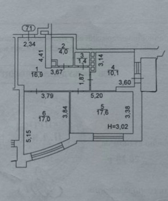 Квартира на вул. Микільсько-Слобідська, 3А в Києві, ID 328035, фото №16