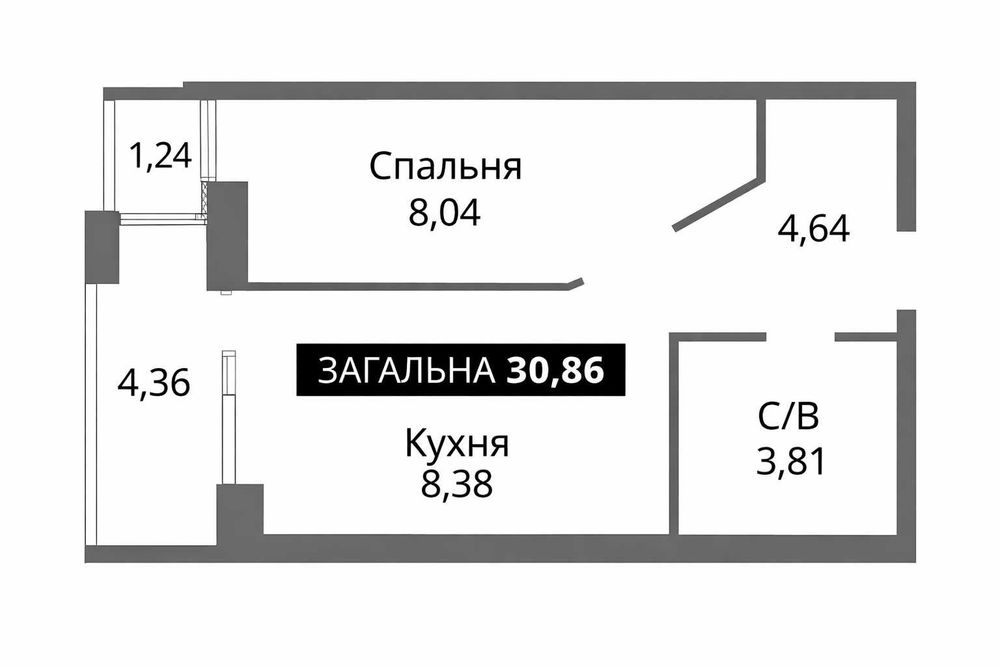 Квартира на Буча в Київ, ID 220921, фото №4
