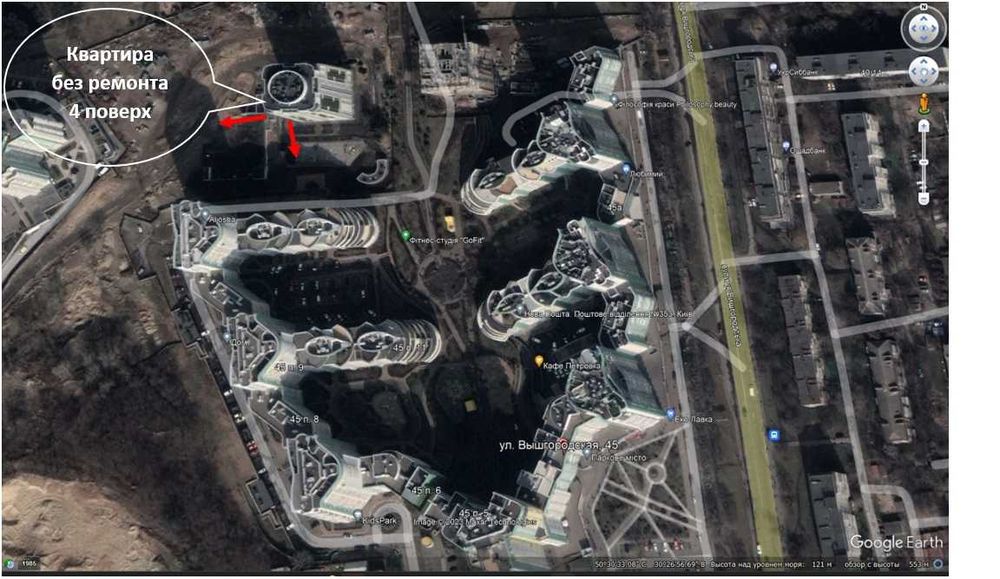 Квартира на вул. Вишгородська, 45-Г в Києві, ID 298801, фото №24